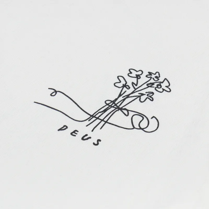 Deus Ex Machina Hauntology T Shirt Vintage White-3