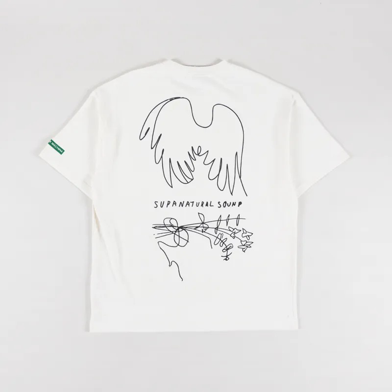 Deus Ex Machina Oversized Hauntology Tee T Shirt Vintage White