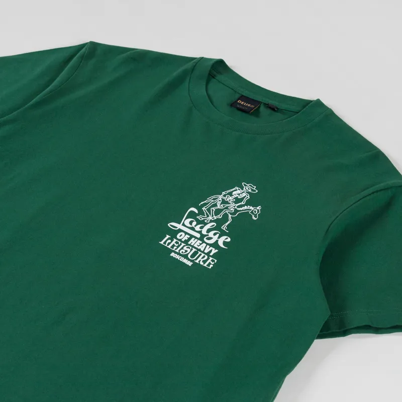 Deus Ex Machina Boscombe Address T Shirt Hillside Green-2