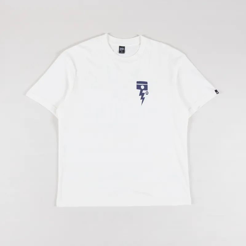 Deus Ex Machina Pisstin T Shirt Vintage White-1