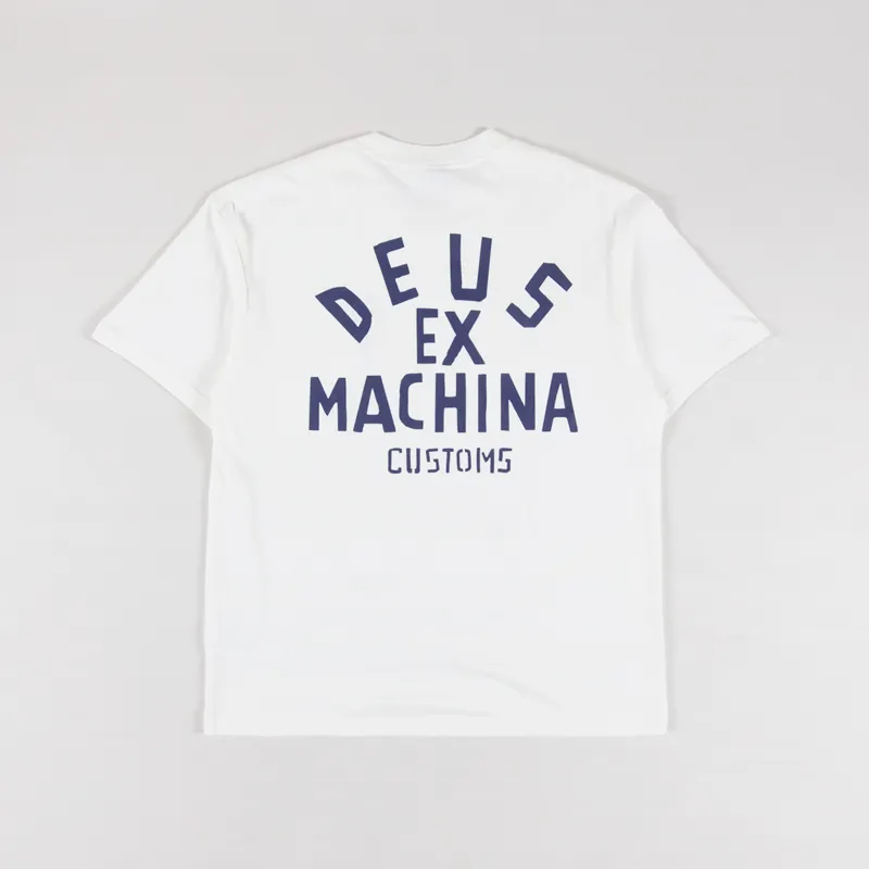 Deus Ex Machina Pisstin T Shirt Vintage White