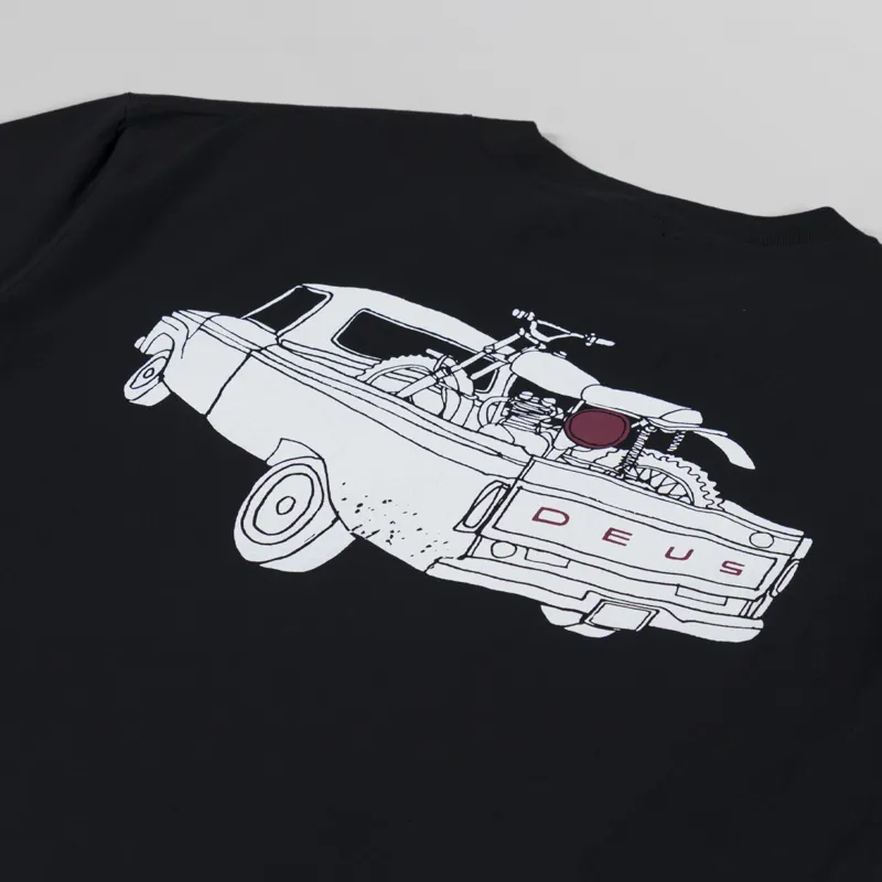 Deus Ex Machina Carby Pickup T Shirt Black-4