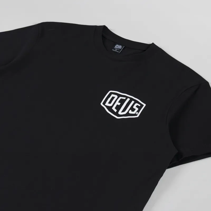 Deus Ex Machina Frontage T Shirt Black-3