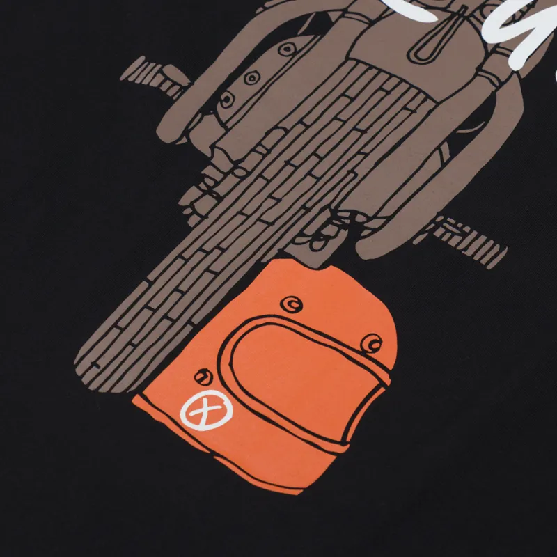 Deus Ex Machina Frontage T Shirt Black-4