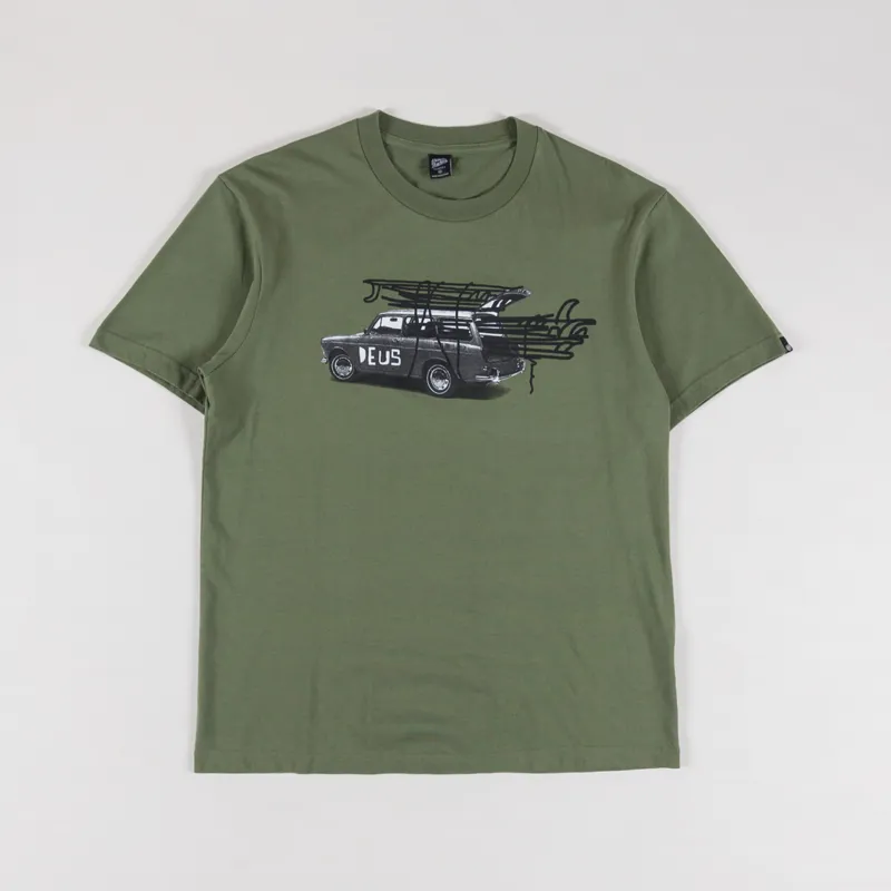 Deus Ex Machina Surwagon T Shirt Pine