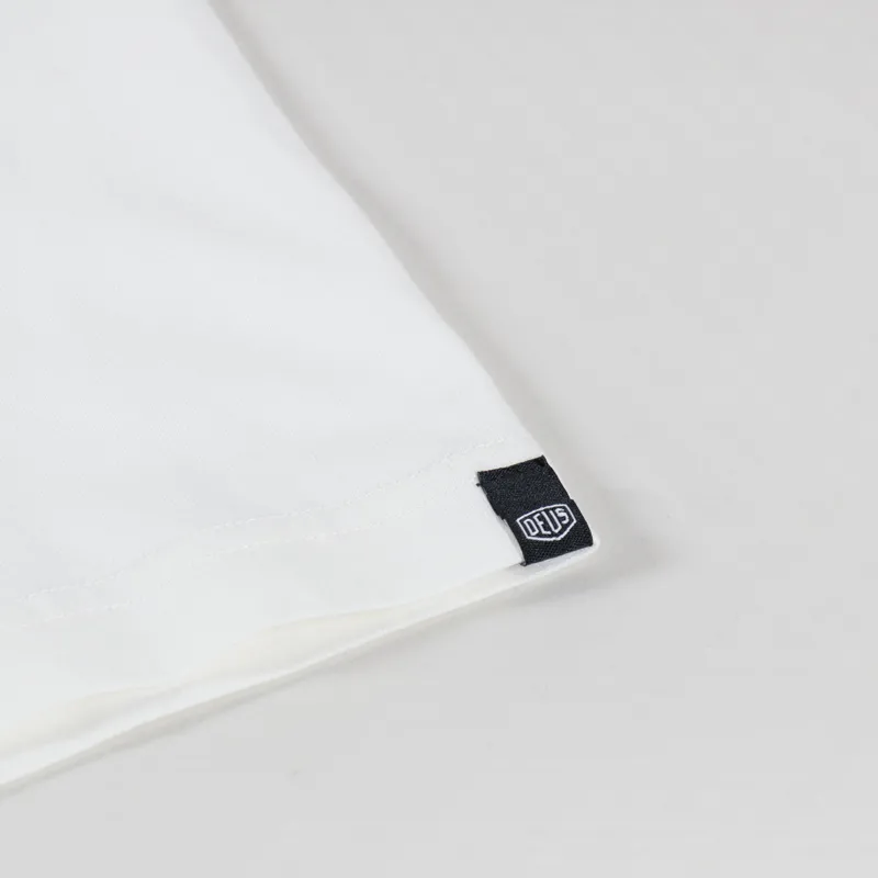 Deus Ex Machina Helmet T Shirt Vintage White-3