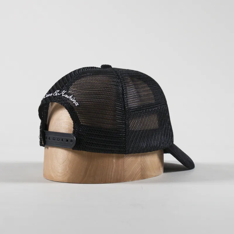 Deus Ex Machina Pill Cord Trucker Cap Black-2