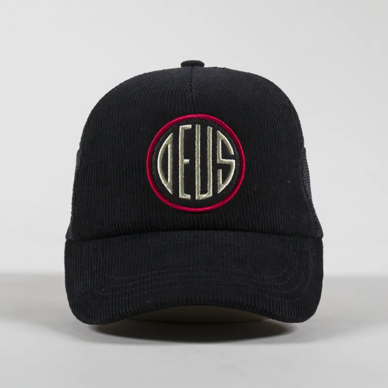 Deus Ex Machina Pill Cord Trucker Cap Black-1