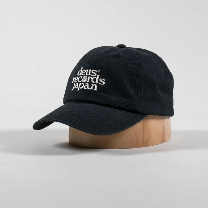 Deus Ex Machina Six Panel Mens Strata Dad Hat Cap Black