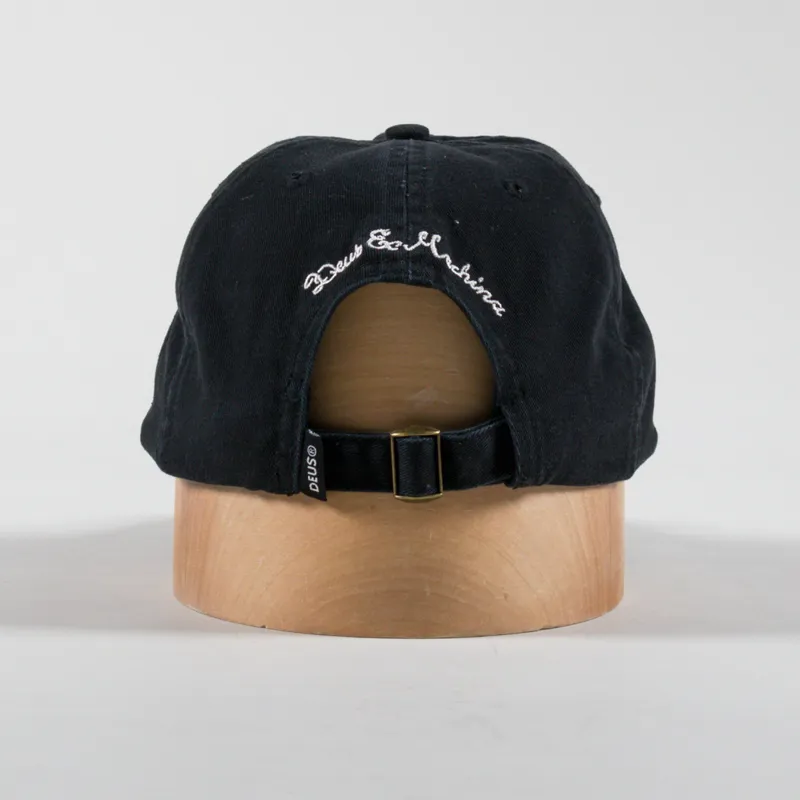 Deus Ex Machina Single Fin Dad Cap Black-2