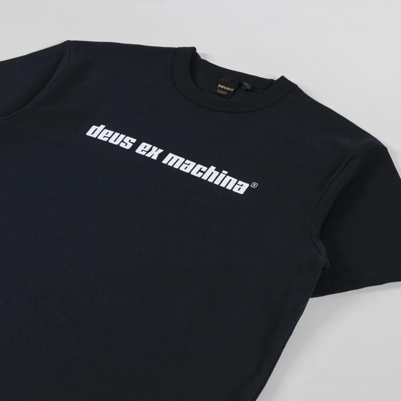 Deus Ex Machina Screen T Shirt Black-1