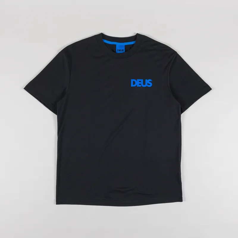 Deus Ex Machina Biarritz Surf T Shirt Black-1