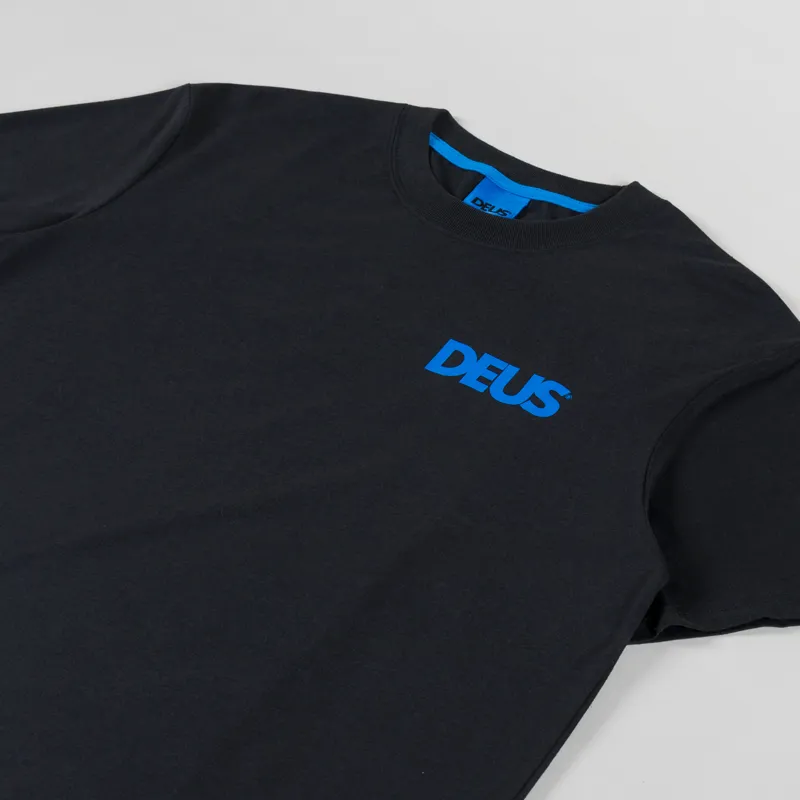 Deus Ex Machina Biarritz Surf T Shirt Black-3