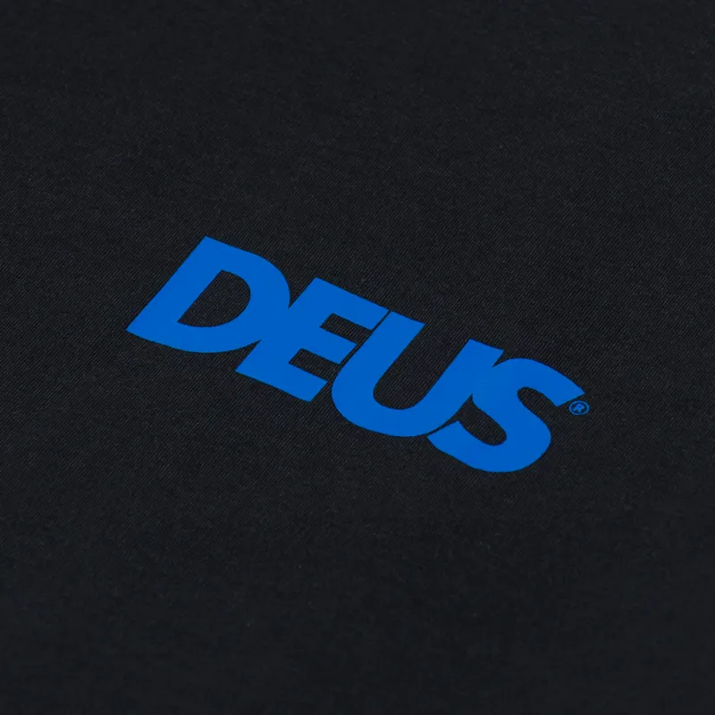 Deus Ex Machina Biarritz Surf T Shirt Black-4