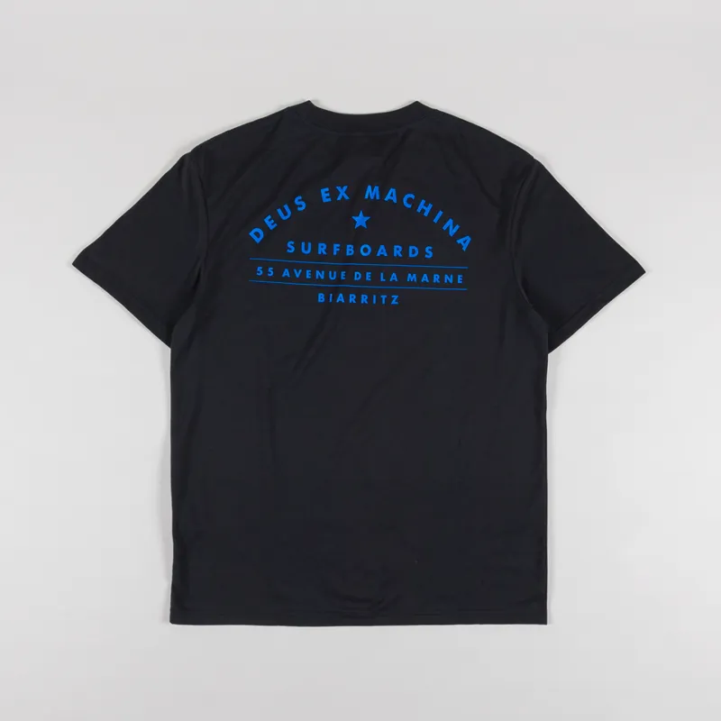 Deus Ex Machina Biarritz Surf T Shirt Black