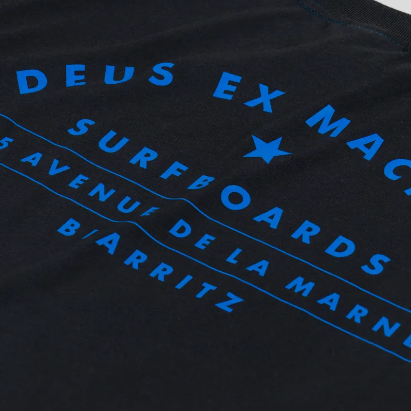 Deus Ex Machina Biarritz Surf T Shirt Black-5