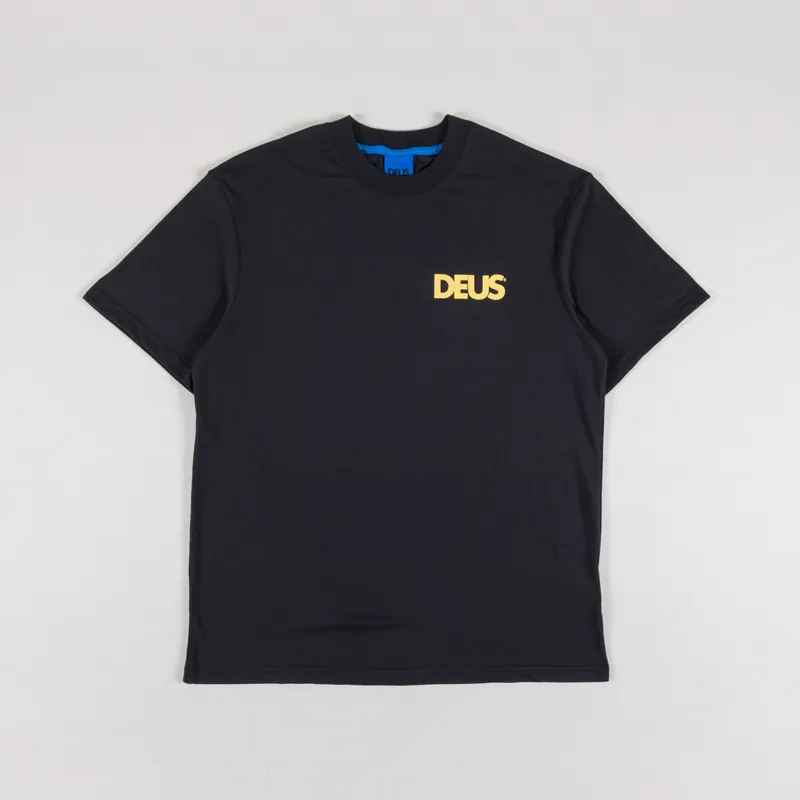 Deus Ex Machina Noosa Surf T Shirt Black-1