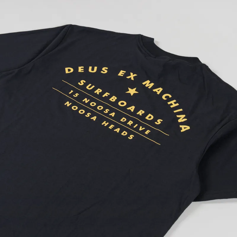 Deus Ex Machina Noosa Surf T Shirt Black-2