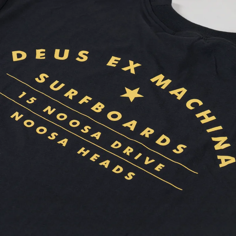 Deus Ex Machina Noosa Surf T Shirt Black-4