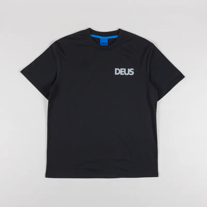 Deus Ex Machina Mens Canggu Surf Logo Tee T Shirt Black