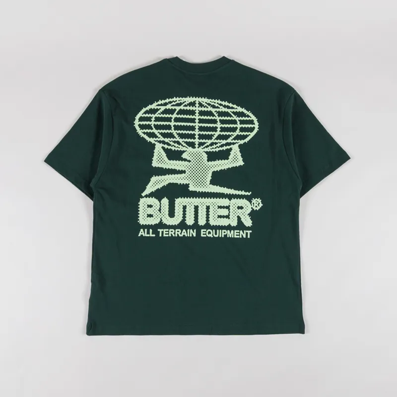 Butter Goods Terrain T Shirt Dark Forest