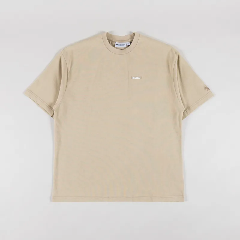 Butter Goods Basic T Shirt Washed Sandstone