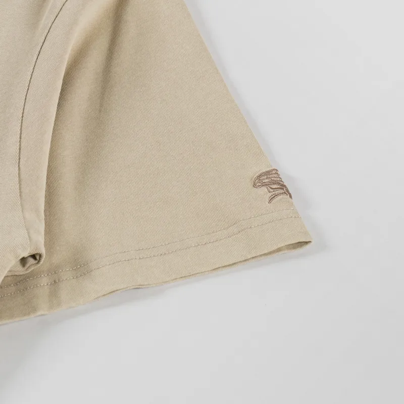 Butter Goods Basic T Shirt Washed Sandstone-3