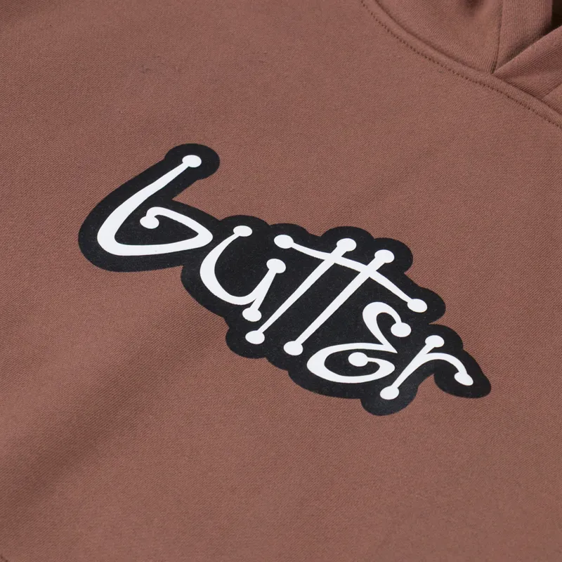 Butter Goods Connection Pullover Hood Washed Brown-4