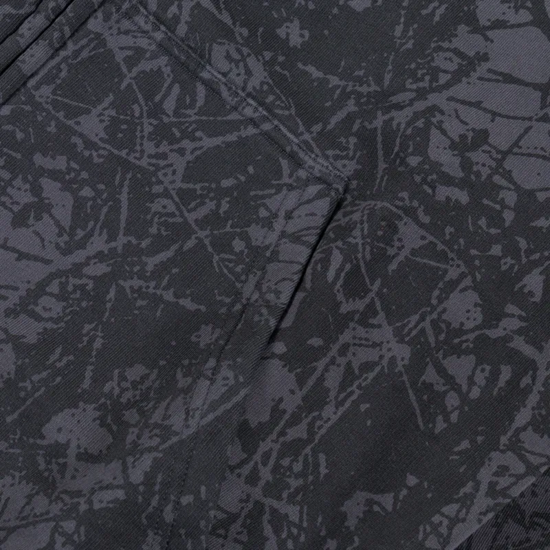 Butter Goods Woods Camo Zip-Thru Hood Washed Black-4