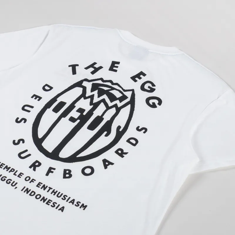 Deus Ex Machina The Egg T Shirt Vintage White-2