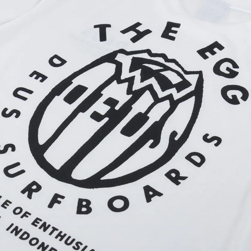 Deus Ex Machina The Egg T Shirt Vintage White-4