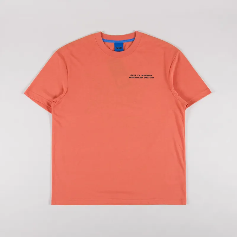 Deus Ex Machina The Glider T Shirt Mandarin Orange-1