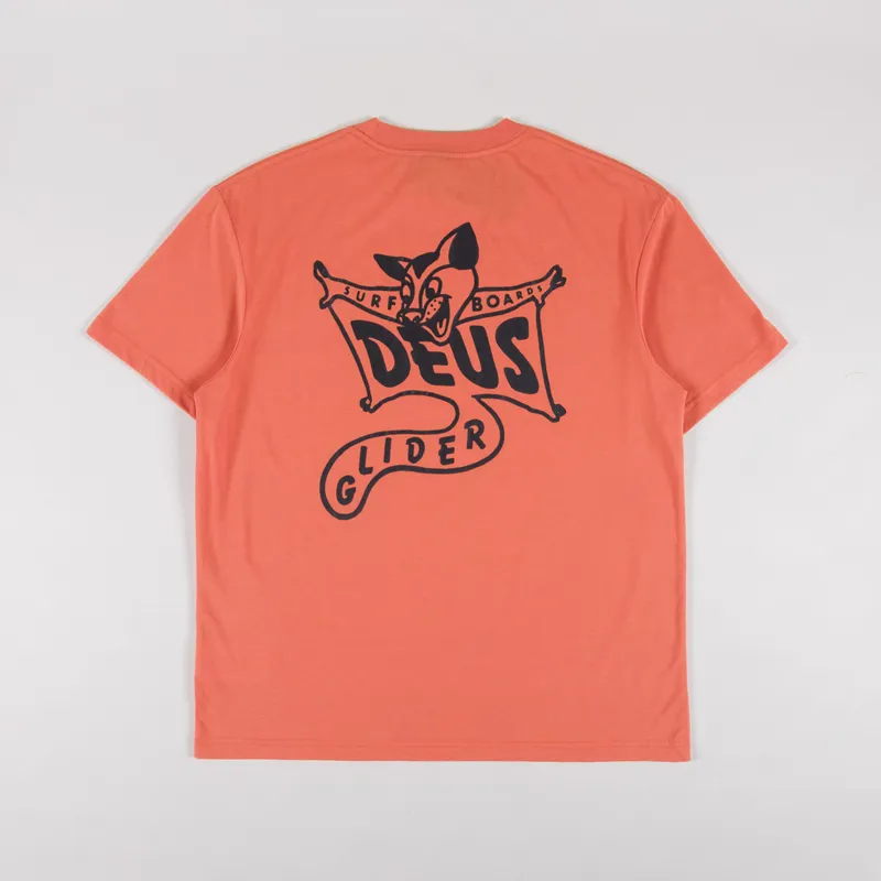 Deus Ex Machina The Glider T Shirt Mandarin Orange