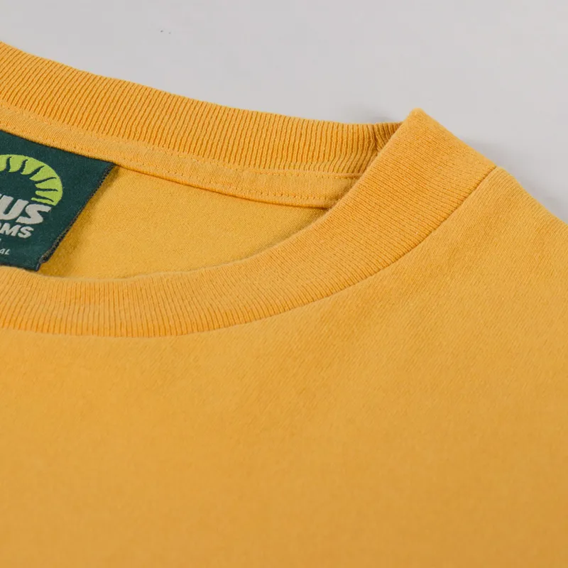 Deus Ex Machina Island Groove T Shirt Radiant Yellow-6