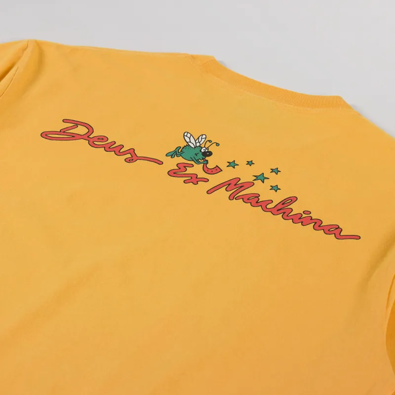 Deus Ex Machina Island Groove T Shirt Radiant Yellow-5