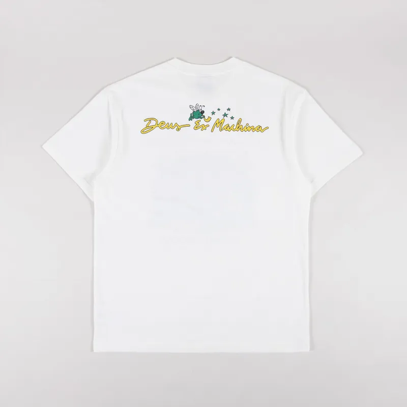 Deus Ex Machina Island Groove T Shirt Vintage White