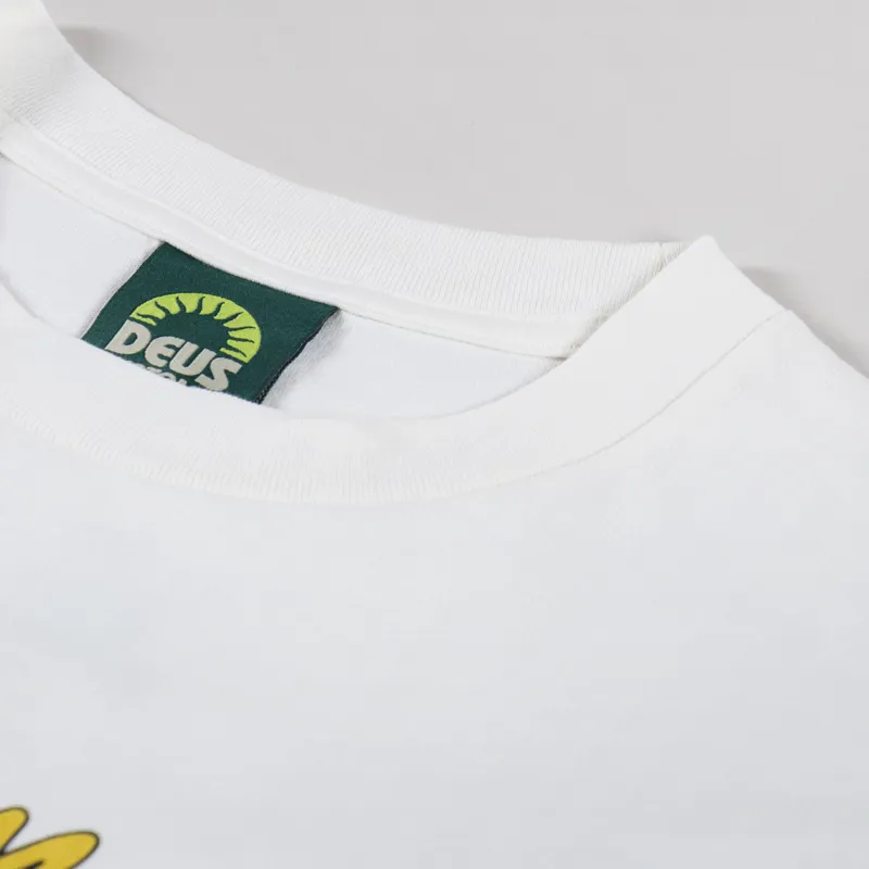 Deus Ex Machina Island Groove T Shirt Vintage White-6