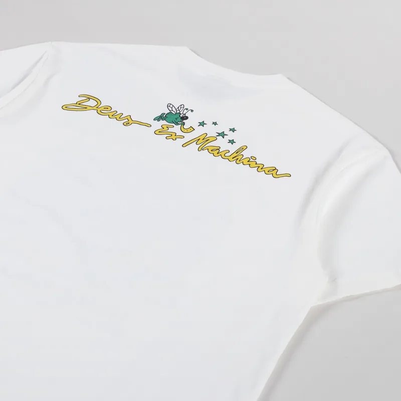 Deus Ex Machina Island Groove T Shirt Vintage White-2