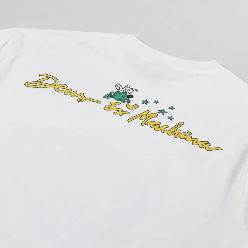 Deus Ex Machina Island Groove T Shirt Vintage White-5
