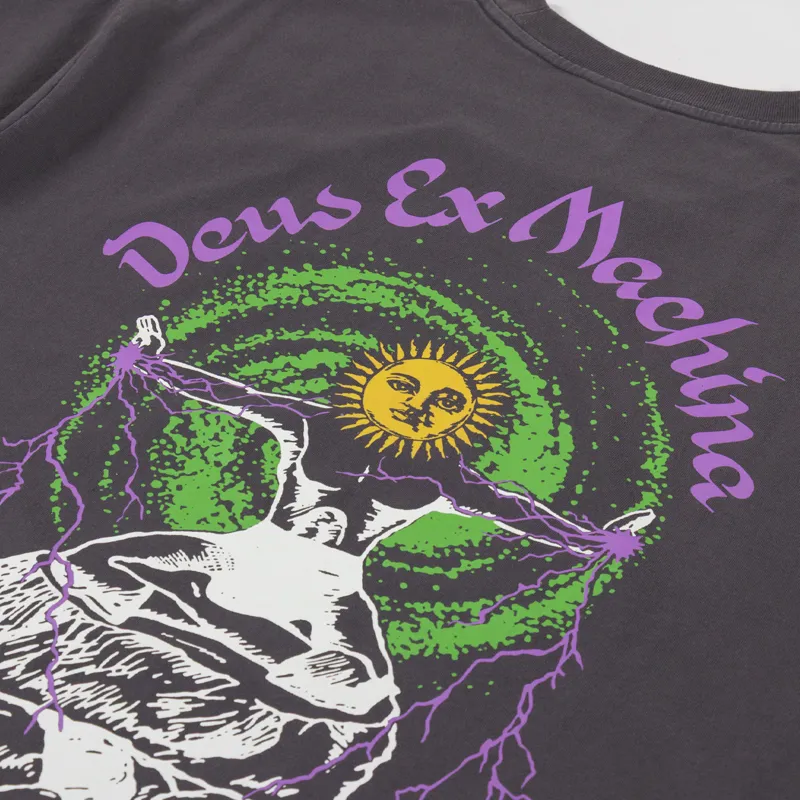 Deus Ex Machina Open Head T Shirt Anthracite-4