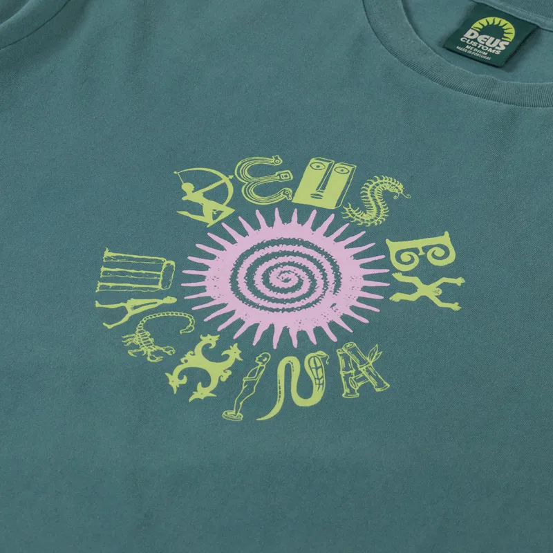 Deus Ex Machina Inside Out T Shirt Bayberry-4