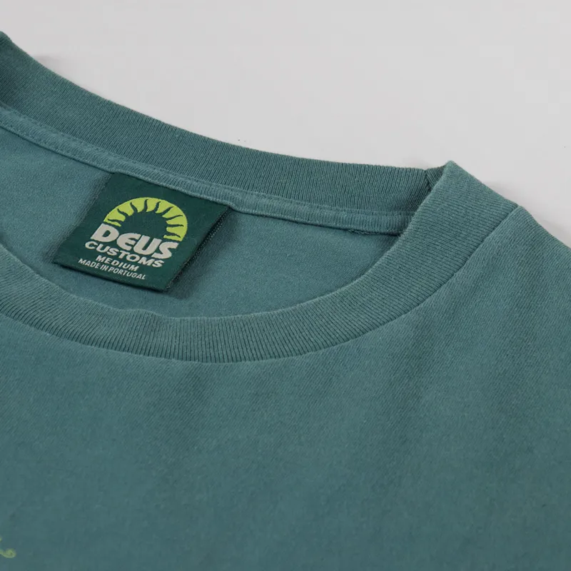 Deus Ex Machina Inside Out T Shirt Bayberry-6