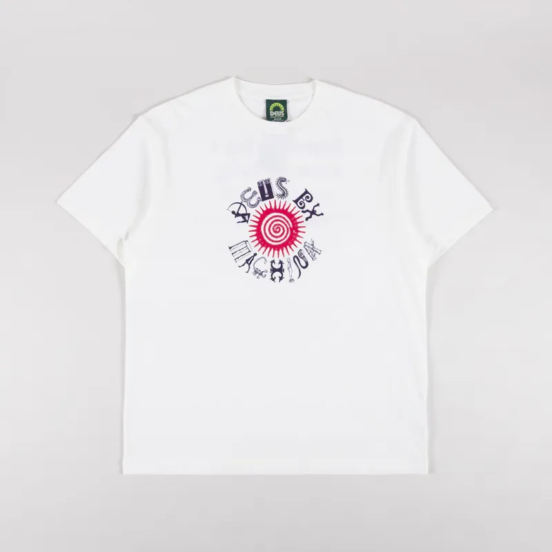 Deus Ex Machina Inside Out T Shirt Vintage White-1