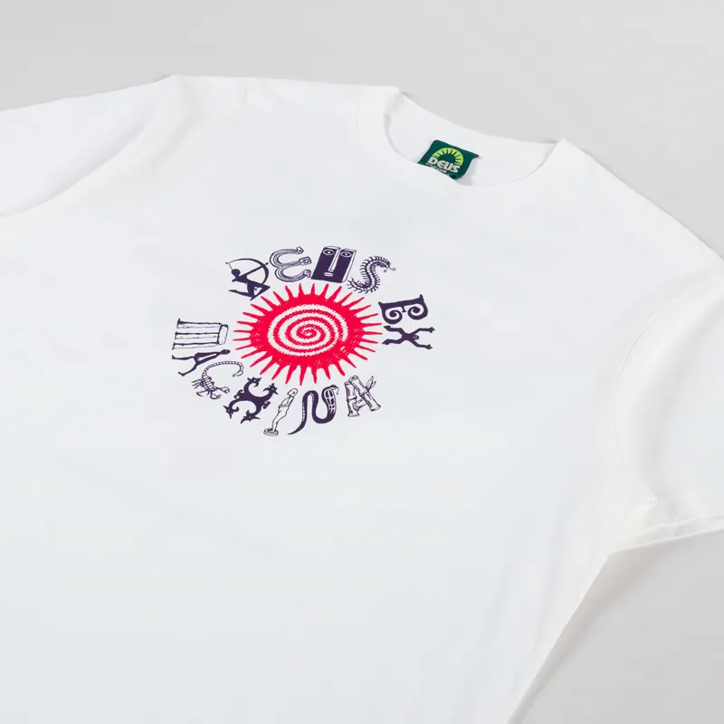 Deus Ex Machina Inside Out T Shirt Vintage White-3