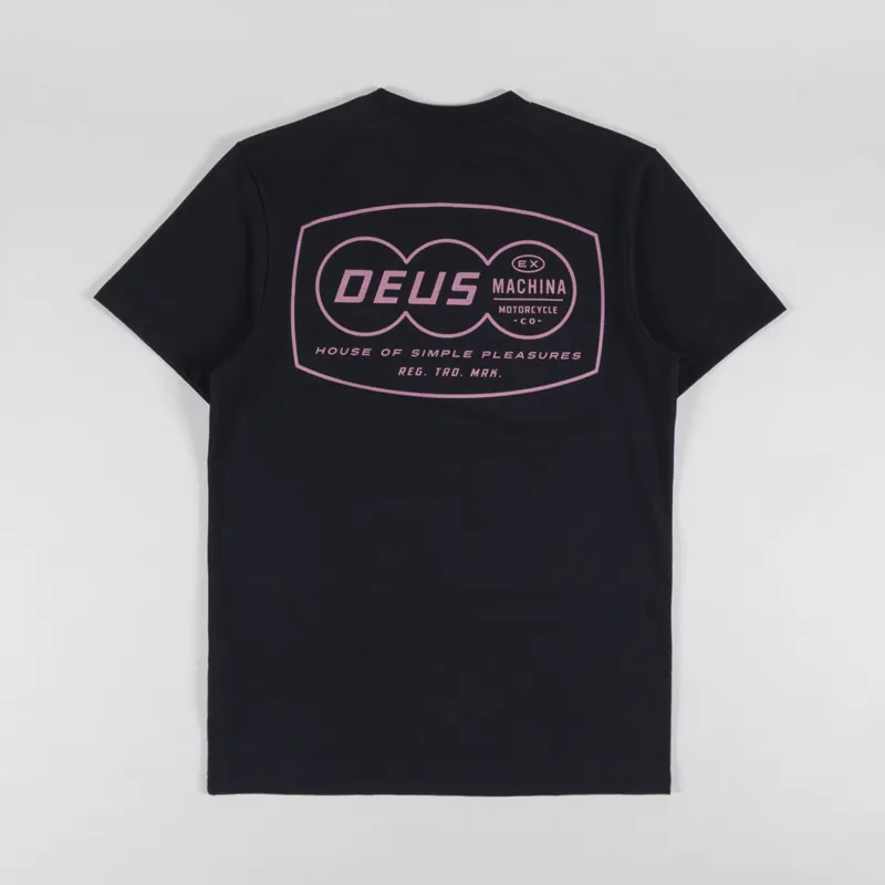 Deus Ex Machina Expo T Shirt Black
