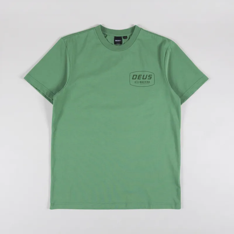 Deus Ex Machina Expo T Shirt Shale Green-1