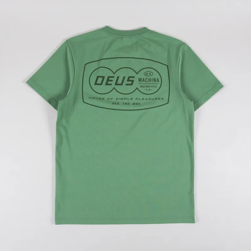 Deus Ex Machina Expo T Shirt Shale Green