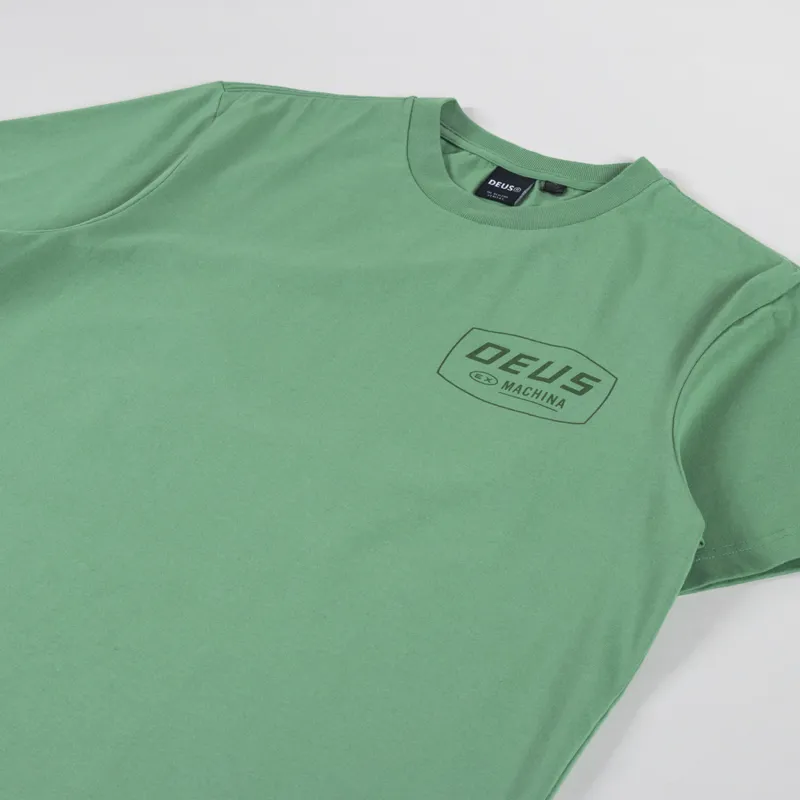 Deus Ex Machina Expo T Shirt Shale Green-3