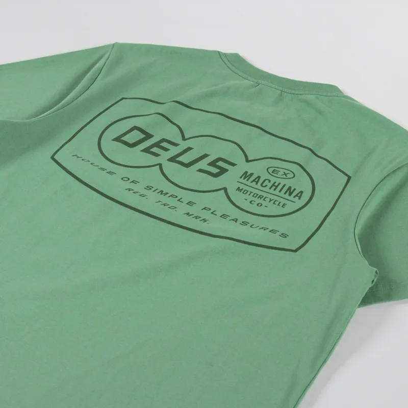 Deus Ex Machina Expo T Shirt Shale Green-2