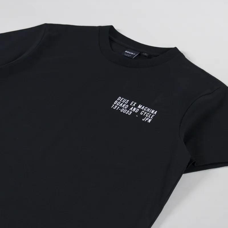 Deus Ex Machina Recoil T Shirt Black-3